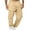 Khaki, variant on Cargo Pants for Men Khaki Pants for Men Men Solid Casual Multiple Pockets Outdoor Straight Type Fitness Pants Cargo Pants Trousers