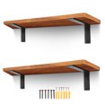 thumbnail image 2 of 4Pcs Heavy Duty Iron Shelf Brackets for Wall,  L Shaped Metal Shelving Bracket Supports, 2 of 5