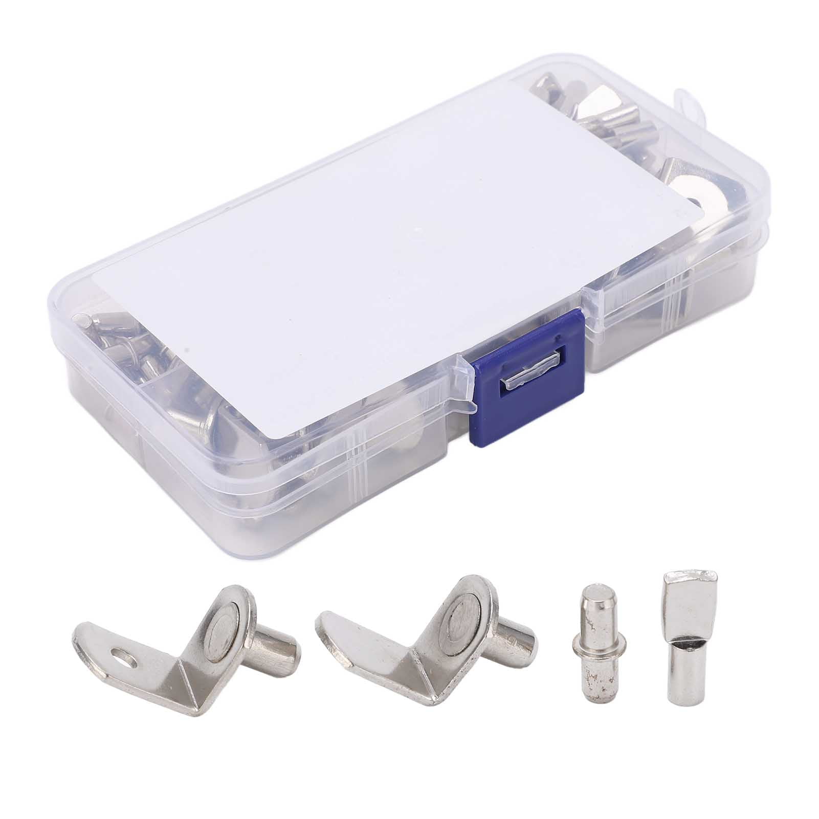 Shelf Pins Holders, Rustproof 113Pcs Shelf Pins Kit 4 Styles For