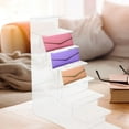 thumbnail image 3 of QUMIIRITY Transparent Display Risers Acrylic Item Display for Retail Store with 1Set, 3 of 8