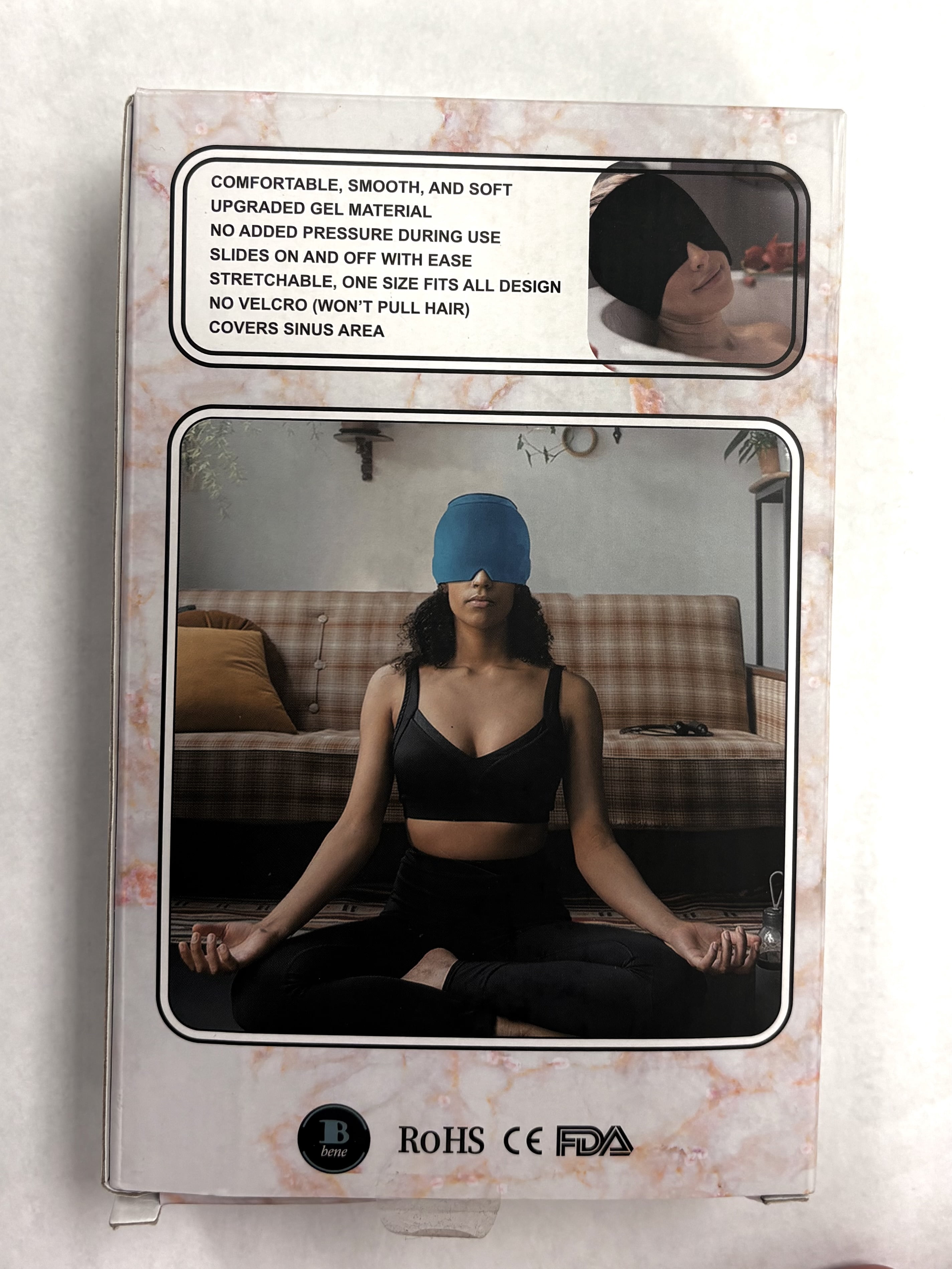 COOL | WARM Soothing Head Wrap For Headache Relief And Migraines