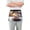 Coffee Cup on Table, variant on Pineapple with Sunglasses Server Apron with 3 Pockets Waterproof Waitress Waist Short Apron for Man Woman 12 Inches