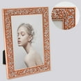 thumbnail image 3 of YAOMOBB Wedding Picture Frame Luxury Non Skid Electroplated Stainless Steel Photo Frame 5 6 7 Inch Shiny Edge Wall Mounting and Table Top, 3 of 7