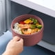 thumbnail image 5 of Tazón para fideos instantáneos con compartimento dividido, gran capacidad, apto para microondas, ideal para comidas rápidas en residencias de estudiantes y almuerzos de oficina. Aestivo |, 5 of 7