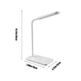thumbnail image 3 of Meitianfacai LED Learning Lighting Desk Reading Wireless Charging Folding Dimming Student Dormitory Learning Eye Protection Night Light 10W Wireless Charging, Back to School Supplies(White), 3 of 7