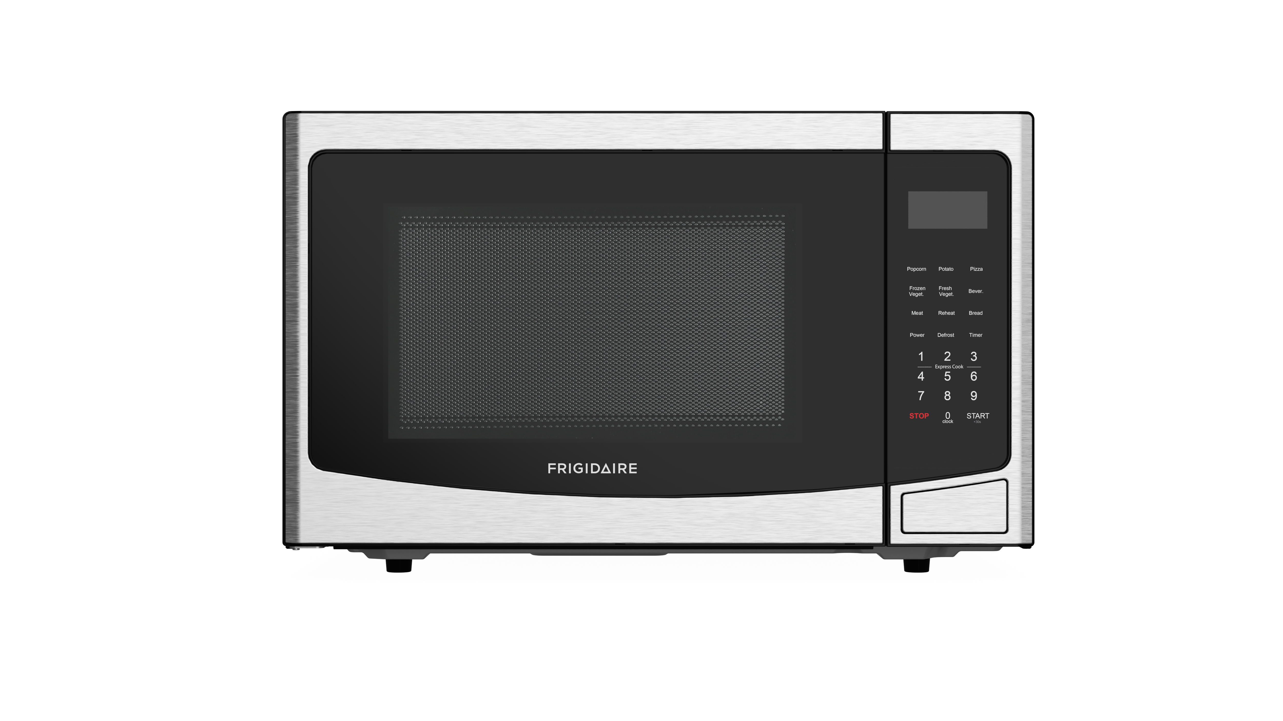 Frigidaire 1.2 Cu. ft. Countertop Microwave, 1000 Watt Microwave with Inverter Technology, 10 Power Levels, Stainless Steel
