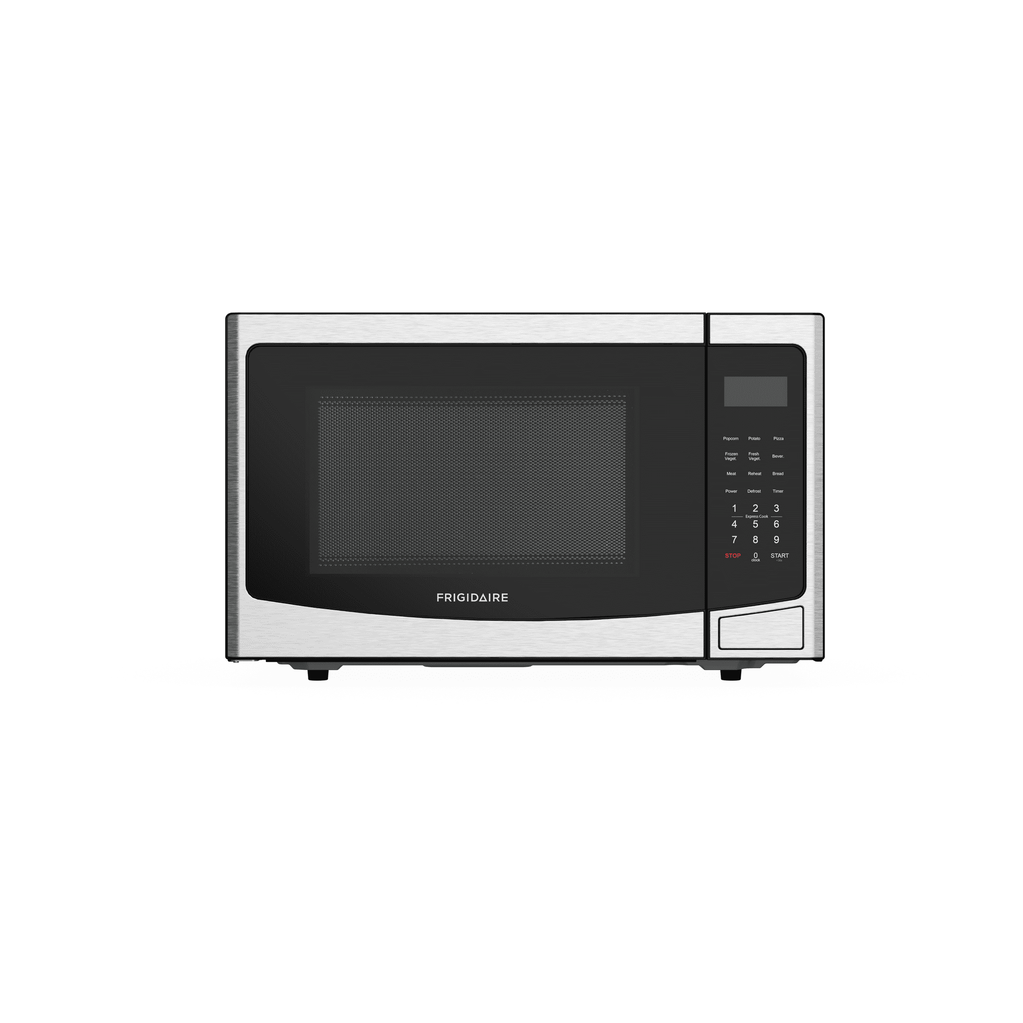 Frigidaire 1.2 Cu. ft. Countertop Microwave, 1000 Watt Microwave with Inverter Technology, 10 Power Levels, Stainless Steel