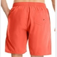thumbnail image 3 of sovlvnd Running Shorts for Men, Summer Men's Beach Pants Solid Color Beach Surfing Pants Casual Plus Size Five Quarter Pants Sports Shorts 2XL, Orange, 3 of 4