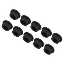 Uxcell High Temp Silicone Plug Solid Silicon Stopper 24.5mm Black