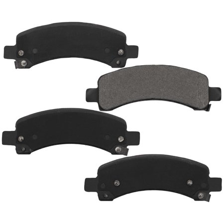 Gridiron Brakes Semi-Metallic Rear Brake Pad Set Driver and Passenger Side