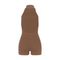 thumbnail image 2 of Vedolay Rompers One Piece Jumpsuits for Women Bodycon High Waist Long Sleeve Romper Party Clubwear,Coffee L, 2 of 4
