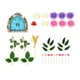thumbnail image 1 of 28 Piezas Fairy Cake Toppers Decoraciones Mini Casa de Hadas Flores Hojas Hechas de Arcilla PP Papel y Madera Adecuadas para Cumpleaños de Niñas, 1 of 9