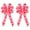 Watermelon Red, variant on Ngxiha Valentines Day Bows, 2Pcs Pink Valentines Day Wreath Bow with Heart Printed Gift Bow Tree Topper for Valentines Day Wedding Mothers Day Front Door Wreath Indoor Outdoor Decorations