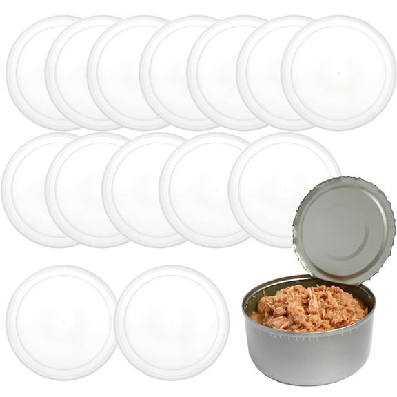 Can Covers for Pet Food Cans,Bexikou 20 Pcs Pet Food Can Covers,75 mm/2.95 inch Small Plastic Tight Seal Lids Reusable, Cat Dog Food Can Lids for Home, Travel, or Boarding Use