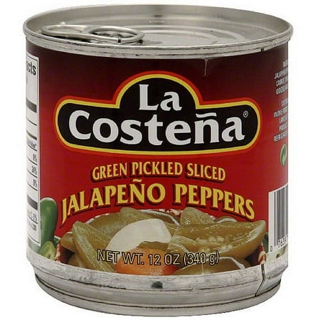 La Costena Sliced Jalapeno Peppers, 12 oz (Pack of 12)