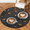 Multicolour 4, variant on CURLYOOT Round Rug 3ft Black And White Heart Area Rug, Washable Circle Mat Non Slip Floor Carpet Mat, Soft Indoor Rugs for Entryway Living Room Dining Room Bedroom