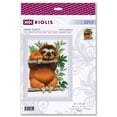 thumbnail image 2 of RIOLIS® Sloth Kit Counted Cross-Stitch Kit, 2 of 2