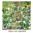 thumbnail image 3 of Nuevas 50 piezas de pegatinas de anime de las Tortugas Ninja TMNT, calcomanías estéticas lindas de dibujos animados Kawaii, calcomanías decorativas para computadora portátil, motocicleta, equipaje, co, 3 of 5