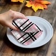 thumbnail image 4 of Pink Black Plaid Kitchen Towel Dish Cloths Set of 4, Microfiber Soft Kitchen Hand Towels, Farmhouse Pink Black Checkered Absorbent Quick Drying Dishcloths 18 x 28 Inches, 4 of 8