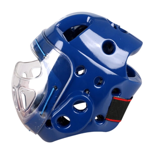 Casco de boxeo para niños Taekwondo Casco Proteger Cap Wehchweight Karate Headgear Guardia de protección de la completa para MMA Muay Thai 140 cm