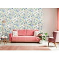 thumbnail image 3 of ohpopsi Verdure Pastel Painted Botanical Unpasted Non Woven Wallpaper, 19.7-in by 33-ft., 54.2 sq. ft., 3 of 7