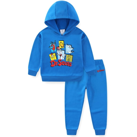 Dr. Seuss Hoodie and Pants Set (Boys), 2 Piece Set, Sizes 2T-7