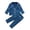 0-Blue867, variant on WOYY Toddler Girls Satin Silk Outfits Long Sleeve Button Shirt Pants Sleepwear Set, Sizes 2-3T