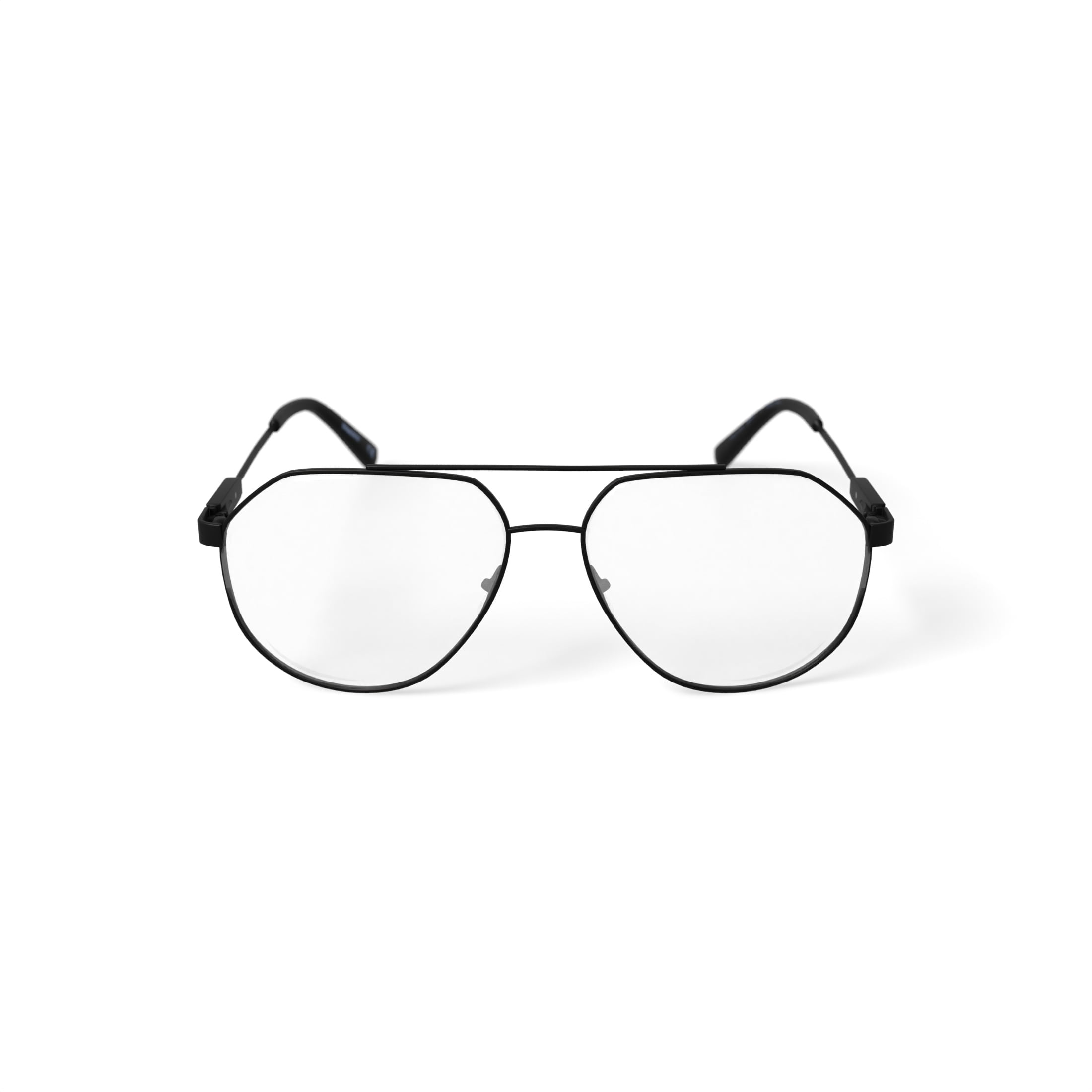 Timberland Men's TB1815-1 Aviator Prescription Eyeglasses with Case, Black