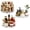 3 Pack Clear, variant on PETGLE 2 Pack Lazy Susan Organizer, 9'' Clear Lazy Susan Turntable for Cabinet, Fridge, Kitchen, Pantry, Countertop, Table Top, Refrigerator Organizers and Storage, Seasoning and Spice Organizer