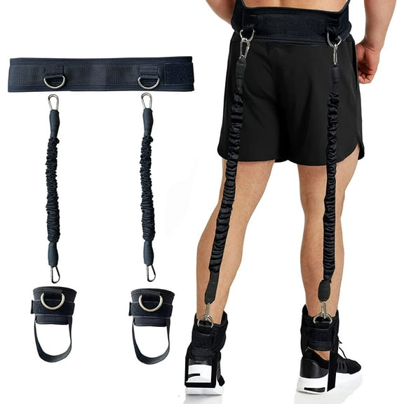 Vertical Jumping Trainer,Leg Strength Training Resistance Band for Agility Speed Basketball Volleyball Football Jump Training