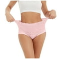 thumbnail image 4 of KTMKH 3 Pack Women High Waist Tummy Control Panties Underwear Shapewear Brief Panties, 4 of 8