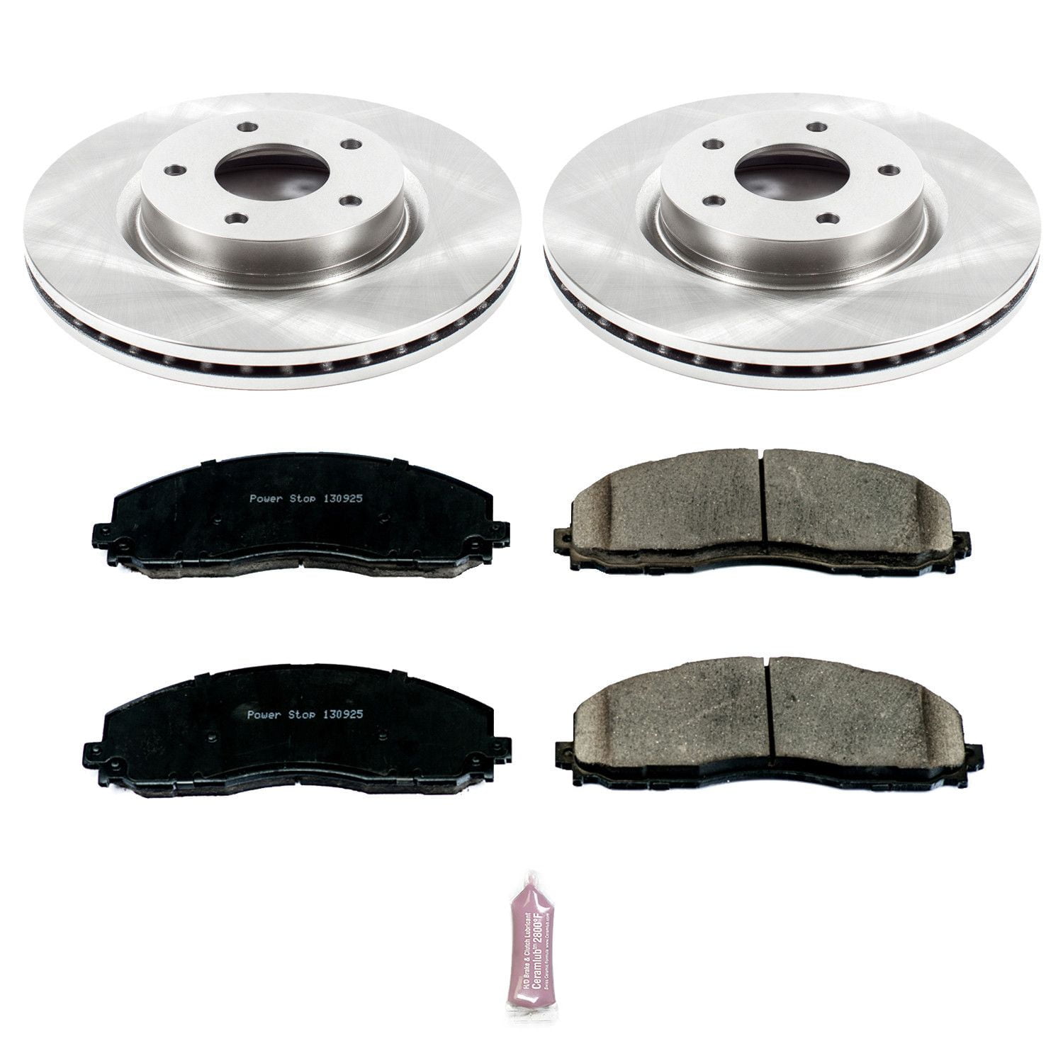 Power Stop Front Stock Replacement Brake Pad and Rotor Kit KOE6494