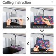 thumbnail image 5 of Yayeee Faucet Mat for Kitchen Sink 14.7" Diatomite Long Splash Guard Pad, Blooming Flowers Pattern, 5 of 7