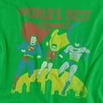 thumbnail image 2 of JLA Worlds Best Women's T Shirt, Kelly Green, Medium, 2 of 6
