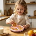 thumbnail image 4 of Flexible Silicone Maker Baking Tray, Reusable Baking Tray, Round Non-Stick Waffle Tray For Cake Chocolate Craft Candy Household Oven Muffin Cake Mold Baking, Easy To Clean,Diameter 6.9", 4 of 7