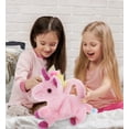 thumbnail image 7 of DolliBu Pink Unicorn Plush Handbag - Super Soft Plush Stuffed Animal Purse for Children's Accessories, Kids Hand Bag Toy Purse, Pretend Play, Fluffy Dress Up Toy Purses For Girls & Boys - 11 Inches, 7 of 7