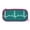 Pink, variant on ECG Wave print Fanny Pack Belt Bag for Women and Men, Fashionable Waterproof Waist Pack with Adjustable Strap for Traveling, Hiking, Jogging, Cycling