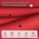 thumbnail image 3 of Cortinas XiDi Kids Unicorn Star Blackout, 160 x 132 cm, 2 unidades, color rojo, 3 of 8
