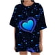 thumbnail image 1 of Blusa informal de manga corta con estampado de manga corta para mujer Fridja  bn1806, 1 of 7