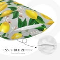 thumbnail image 5 of Bingfone Lemon1 Standard Size Pillowcase, Long Staple Pure Cotton Envelope Closure Pillow Cover,14"X20", 5 of 9