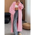 thumbnail image 3 of Womens Cardigan Sweater Open Front Knit Long Coatigan Dressy Casual Jacket Coat 2025 Fall Outfits Classy Clothes, 3 of 4