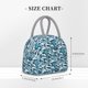 thumbnail image 2 of Balery Ocean Waves Bolsa de Almuerzo para Mujeres, Caja de Almuerzo, Bolsa de Almuerzo Pequeña Impermeable, Tote de Almuerzo Reutilizable con Gran Capacidad, 2 of 6