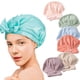 thumbnail image 5 of Matsuzay Toalla de secado rápido para el cabello absorbente de agua para mujer, gorro de baño elástico portátil, gorro de ducha bonito, Type2 NO2, 5 of 6