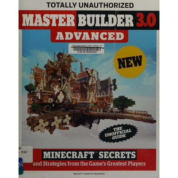 Pre-Owned Master Builder 3.0 Advanced: Minecraft Secrets and Strategies from the Game's Greatest Players, 9781629370934, 1629370932, Paperback,