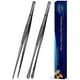 thumbnail image 1 of Pinzas de cocina JETKONG, 2 unidades, 30 cm, acero inoxidable, color negro, 1 of 7