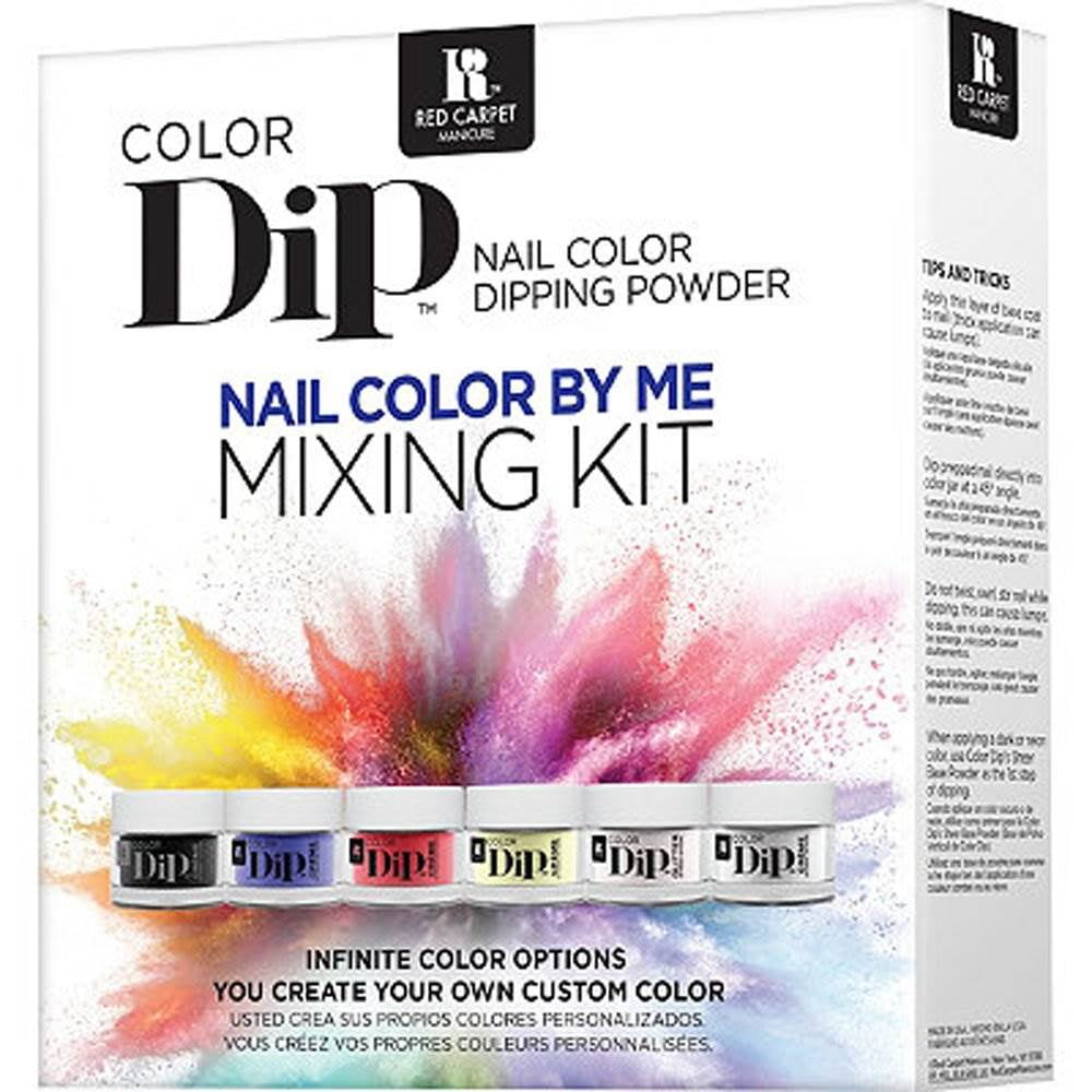 Red Carpet Manicure Color Dip Nail Dipping Powder Mixture Creation Kit