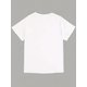 thumbnail image 2 of Casual Women'S Summer Short Sleeve Crew Neck T-Shirt, Polyester, Slight Stretch, Knit Fabric, 180g/m², with Four-Leaf Clover Print for Women, 2 of 6