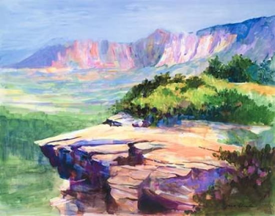 Colorful View Canvas Art - Jane Slivka ()