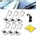 thumbnail image 1 of HUGFEGWE Windshield Wiper Arm Pressure Spring Booster,Windshield Wiper Spring Pressure Booster,Windshield Wiper Helper Springs,Car Windshield Wipers Replacement Kit,Enhance Wiper Performance (6pcs), 1 of 7