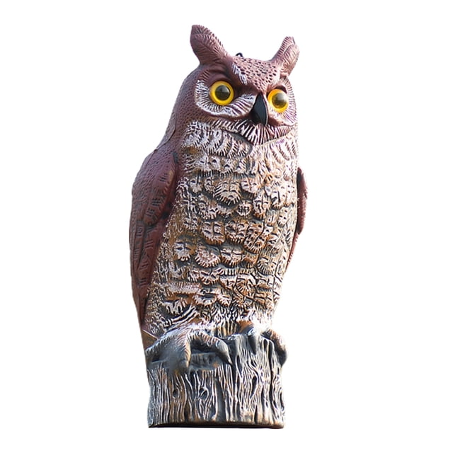 Escultura De Búho Falso, Repelente De Aves, Adornos De Animales, Protectores De Jardín Para Jardín Al Aire Libre sonducket HA036786-00